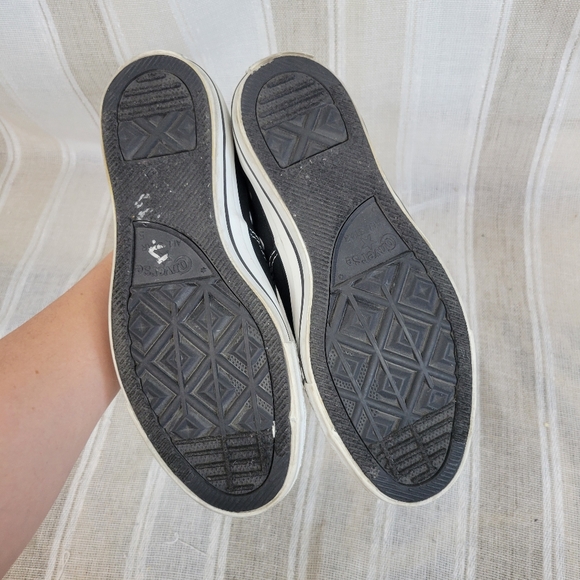 Converse Chuck Taylor Clean CVO Sneakers Tennis‎ Shoes Black White Size 7 - Picture 5 of 9